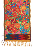 Articulo Hogar Mexico Artesanal Pie Cama Nichim 100% Algodon Mostaza 603672