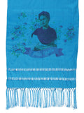 Rebozo Mexico Artesanal Frida 85% Articela / 15% Poliester Turqueza 603741