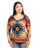 Blusa Manga Larga El General Western Wear Syg-2851 Tela Oliva 702049
