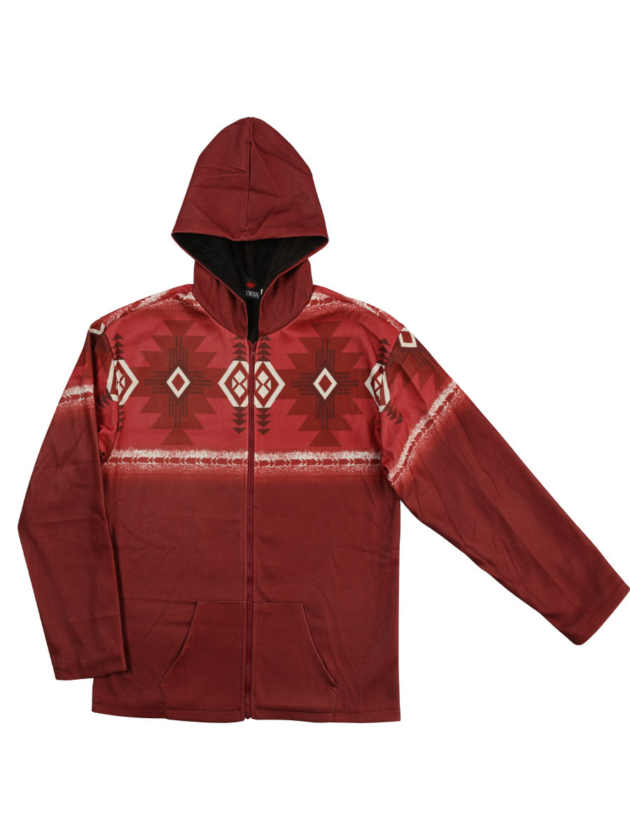 Chaqueta El General Western Wear Syg-2822 Tela Burdeos 702053