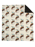 Mantas Bull Rider El General Western Wear Syg-006-4 Tela Blanco 702086
